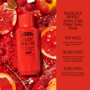 BODY VOLUME Shampoo for Fine Hair with Caffeine