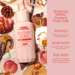 FANTASY CURLS Nourishing Conditioner for Curly Hair with Coconut Oil